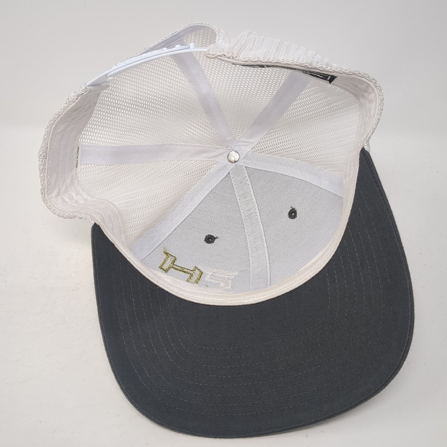 FH Fitness Snapback Trucker Hat Gray One Size Mesh Back Richardson