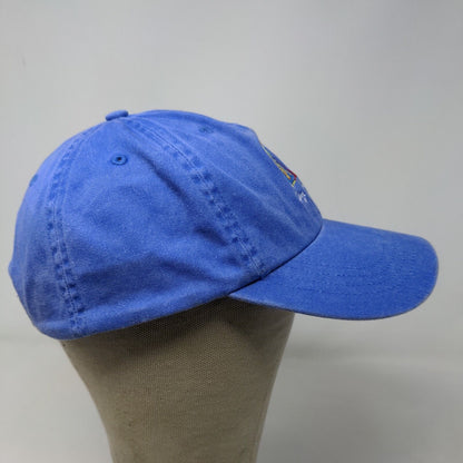 Ouray Men's Strapback Hat Blue Adjustable Embroidered Key Longo Hat Cotton