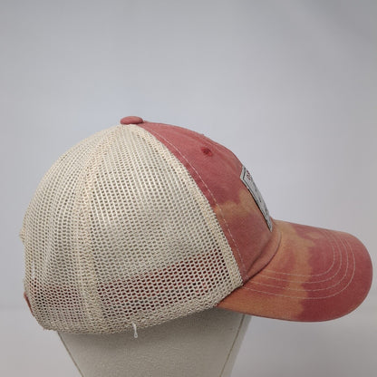 Orvis Fishing Tackle Strapback Mesh Back Trucker Hat Red One Size