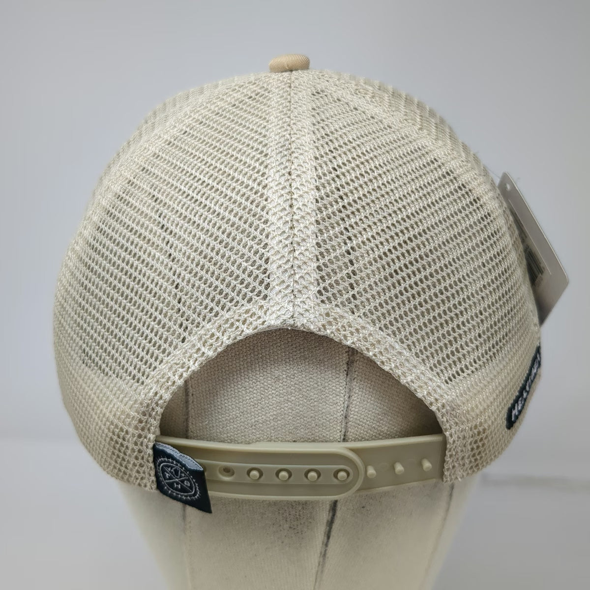 The Heartbeat Brand Trucker Hat Beige One Size Idaho State Mesh Snapback Ocean