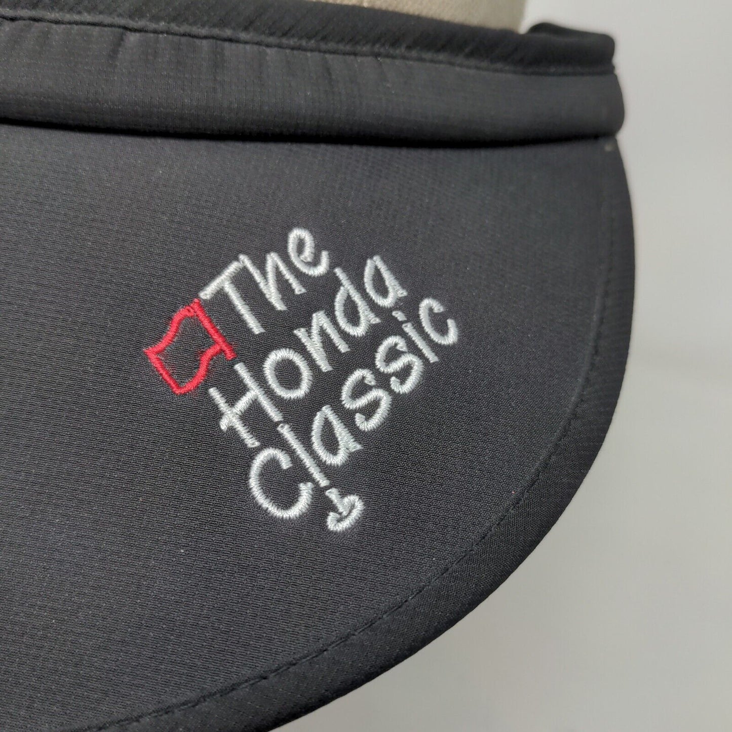 Ahead Lites Women's Stretchy Golf Sun Visor Jack Nicklaus Honda Classic Black