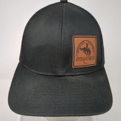 Cap America Trucker Hat Black One Size Snake River Stampede Rodeo Nampa Idaho