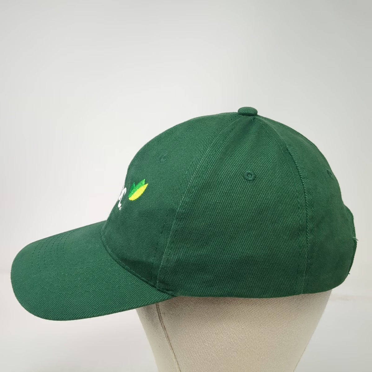 SOL'S CMPC Logo Baseball Cap Green One Size Slideback Cotton Hat Embroidered