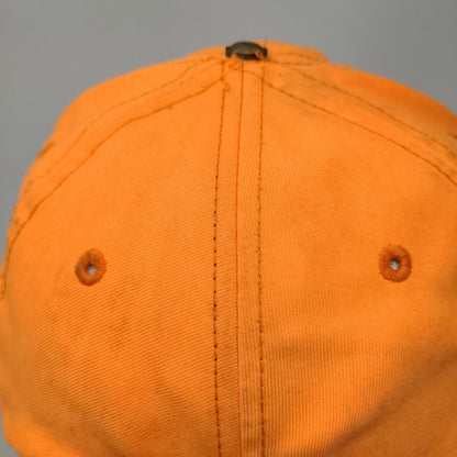 Nike Air Snapback Hat Orange OSFA Adjustable Vent Holes Colorblock