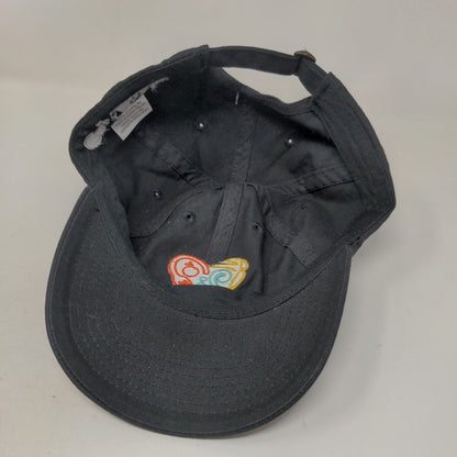 City District Slideback Hat Black One Size Adjustable Embroidered