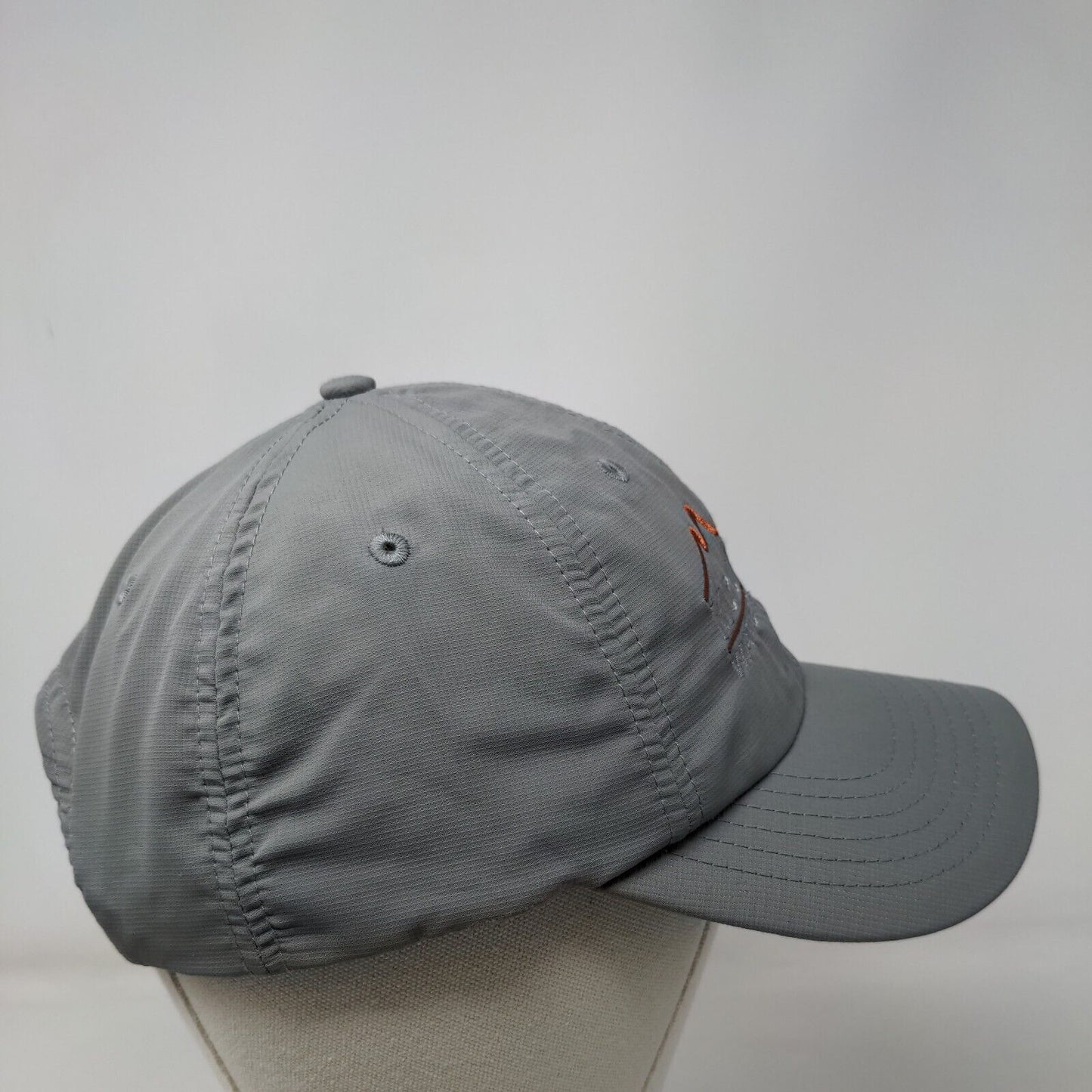 Mountain Waterworks Strapback Hat Gray OSFA Adjustable Embroidered Imperial