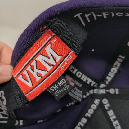 VKM Since 1916 Fitted Hat Purple S/M 10-Eighty Vented Holes 6 Panel Blank