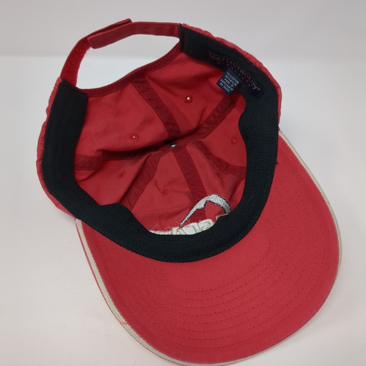 Cascade Enterprises Strapback Hat Red One Size 6 Panel Port Authority