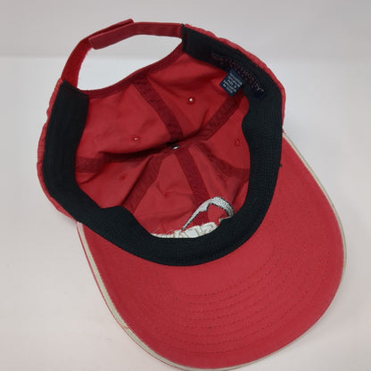 Cascade Enterprises Strapback Hat Red One Size 6 Panel Port Authority