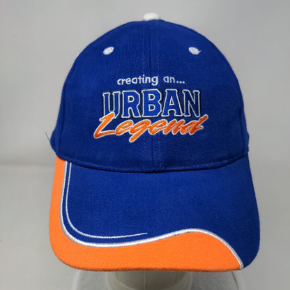 Creating An Urban Legend Strapback Hat Blue OSFM Embroidered Native Sun Sports