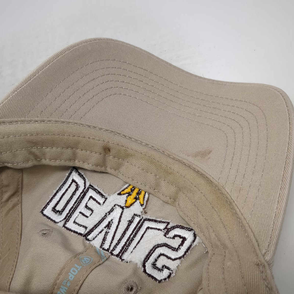 Arizona State Sun Devils NCAA Top of the World Snapback Hat Beige One Size Logo