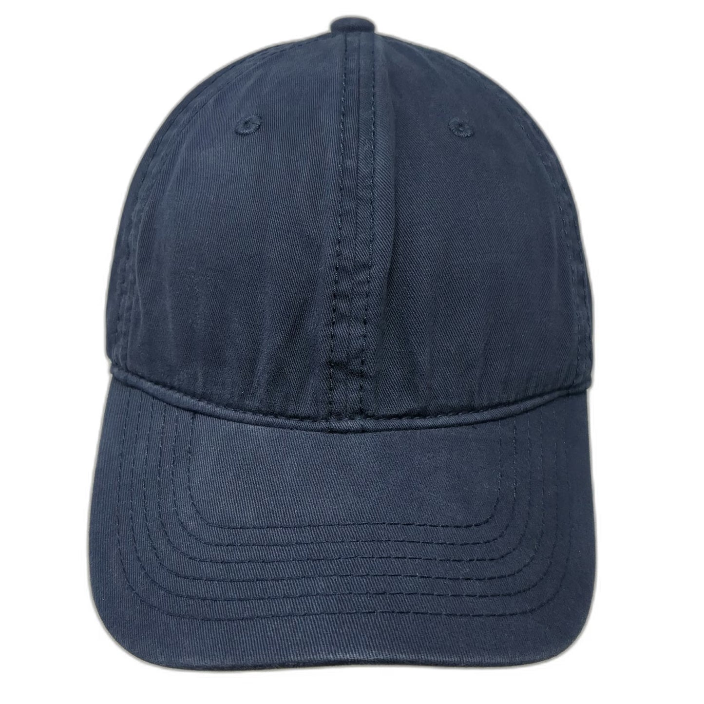 Goodfellow & Co Blue Baseball Cap One Size Leather Strapback Blank Cotton Hat