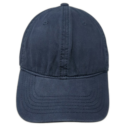 Goodfellow & Co Blue Baseball Cap One Size Leather Strapback Blank Cotton Hat