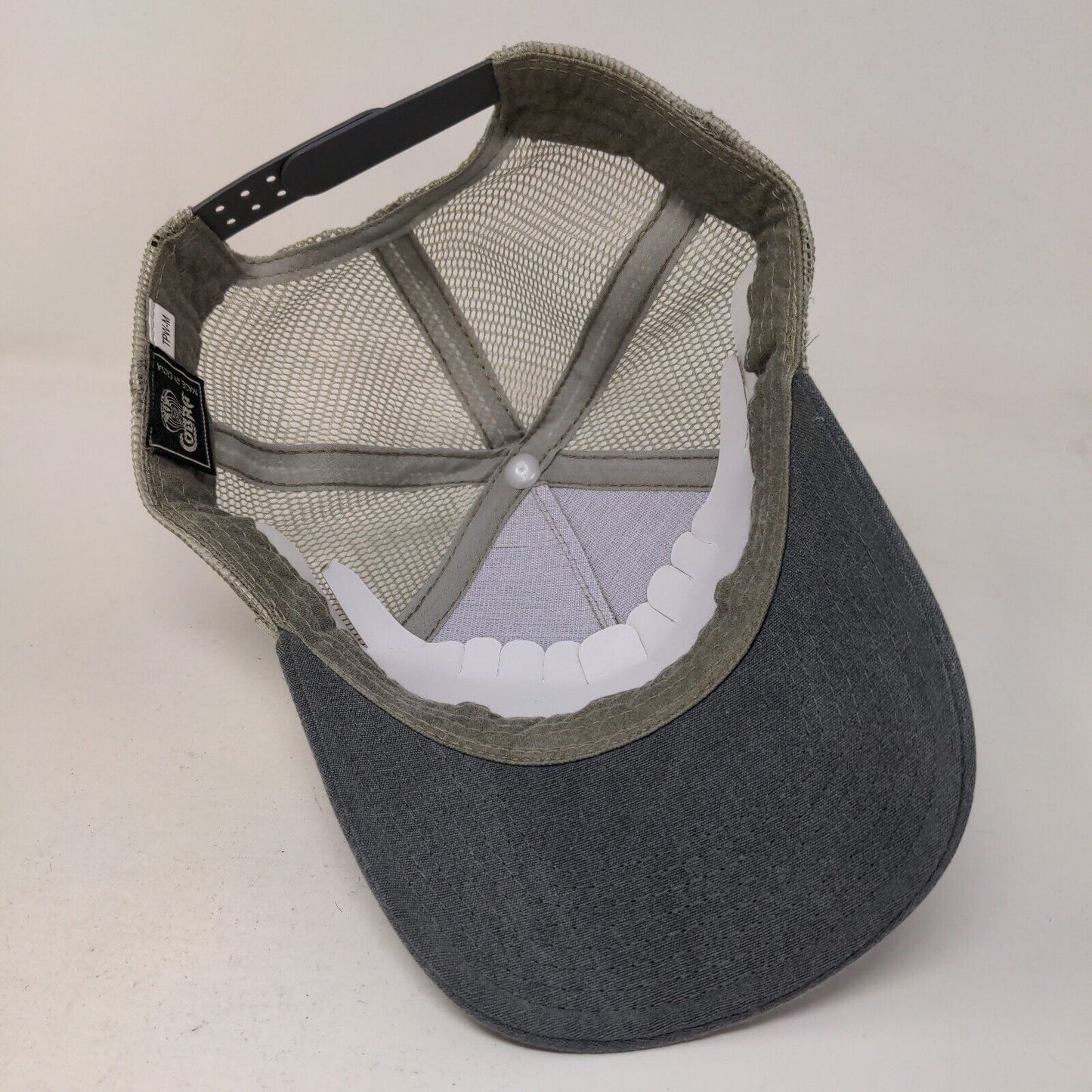 Cobra Men's Snapback Mesh Back Hat Tan Embroidered The Pregame Podcast Logo