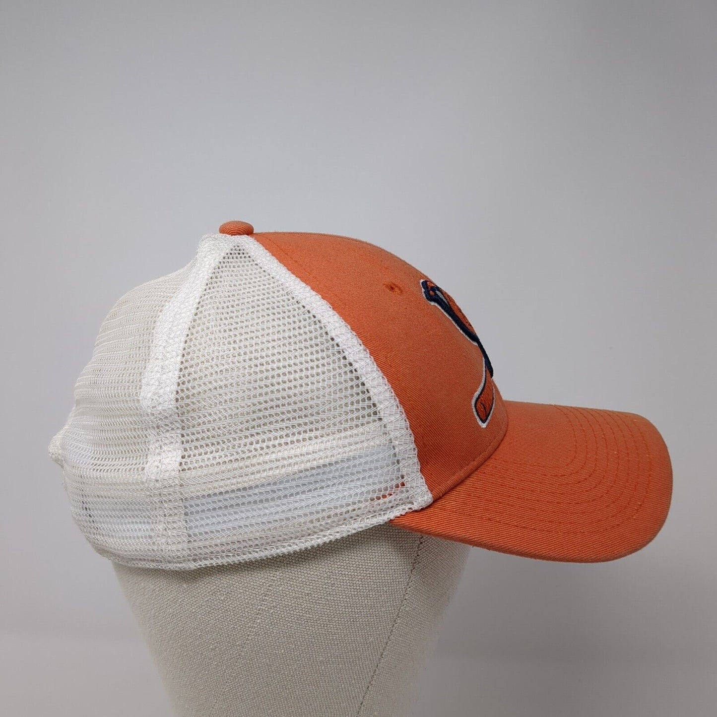 The Game Snapback Trucker Hat Orange One Size Adjustable Embroidered Mesh Back