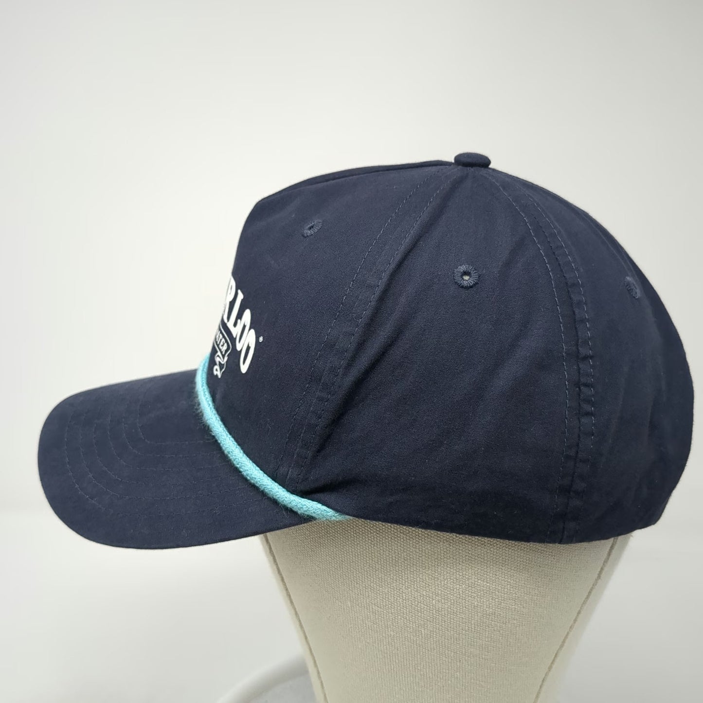 Big Accessories 5 Panel Blue One Size Hat Waterloo Sparkling Water Rope Snapback