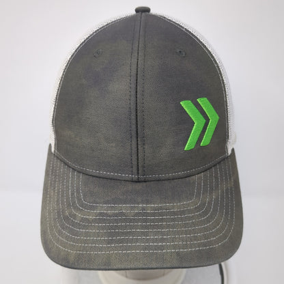 Get Moving Forward Snapback Trucker Hat Gray One Size Mesh Back Outdoor