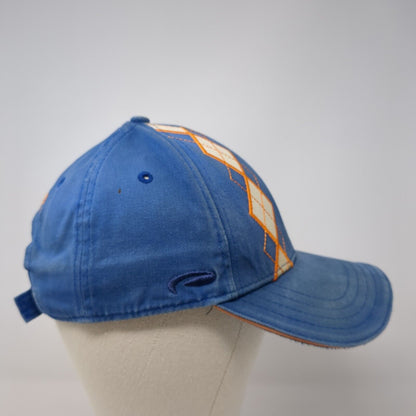 The Club at Spurwing Strapback Hat Blue One Size Adjustable Embroidered Pukka