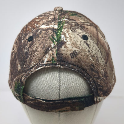 Cap America Baseball Cap Brown Camo One Size Miller Perforated Strapback Hat