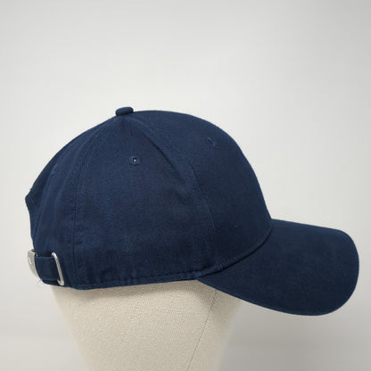 Embraer Slideback Hat Blue One Size Adjustable Embroidered Logo 6 Panel
