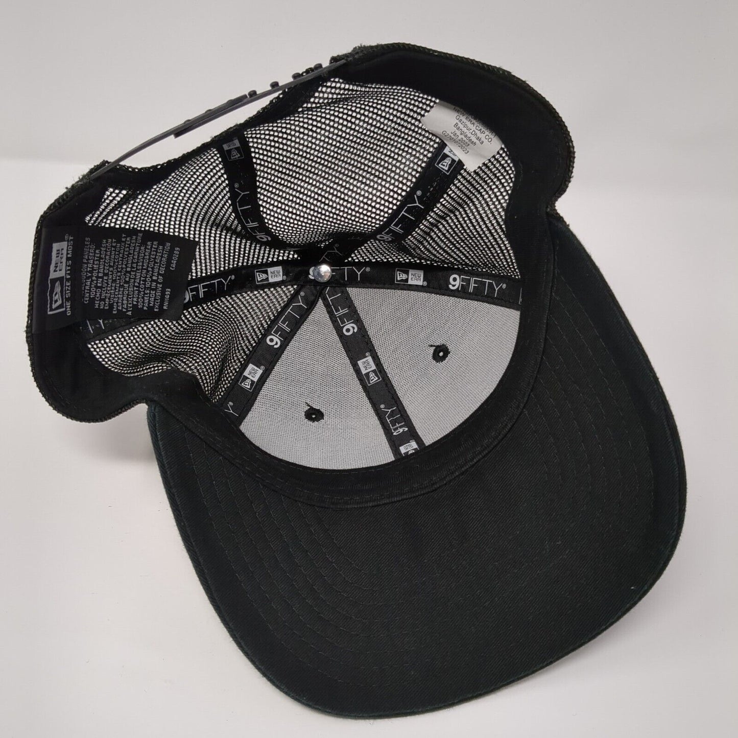 The Spoke Shop Billings MT Snapback Trucker Hat Black OSFM Mesh Back