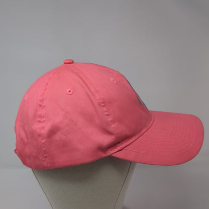 Paw Print Strapback Baseball Cap Pink One Size Adjustable 6 Panel Jen's Idea