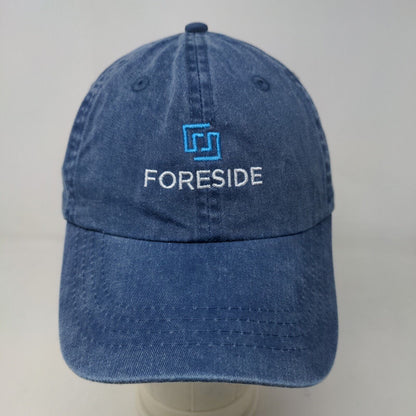 Port & Company Men's Slideback Hat Blue Embroidered Foreside Logo