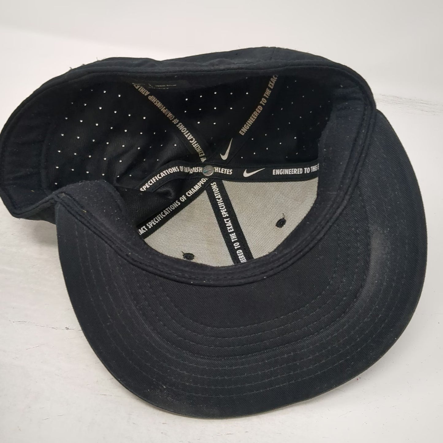 Nike Baseball Cap Black One Size Michigan State Spartans Tonal Dri-FIT Hat