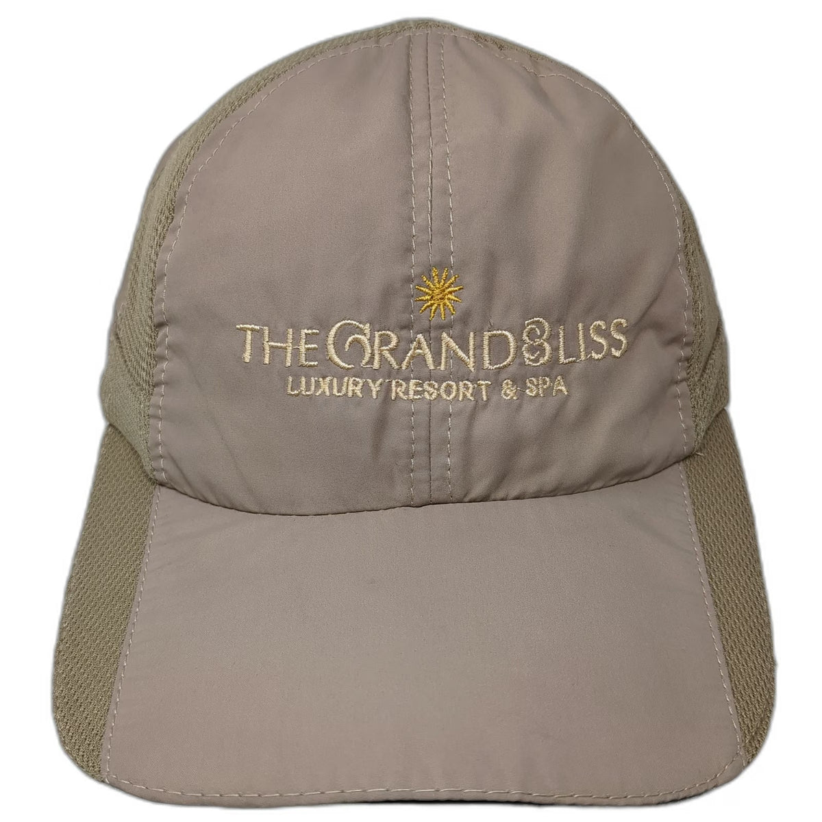 Oscar Saucedo Baseball Cap Beige One Size Grand Bliss Resort Mesh Hat Reflective