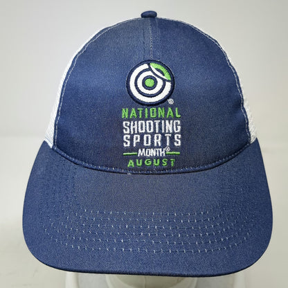 MSP Design Group Baseball Cap Blue One Size Hat Mesh Back Strapback Shooting