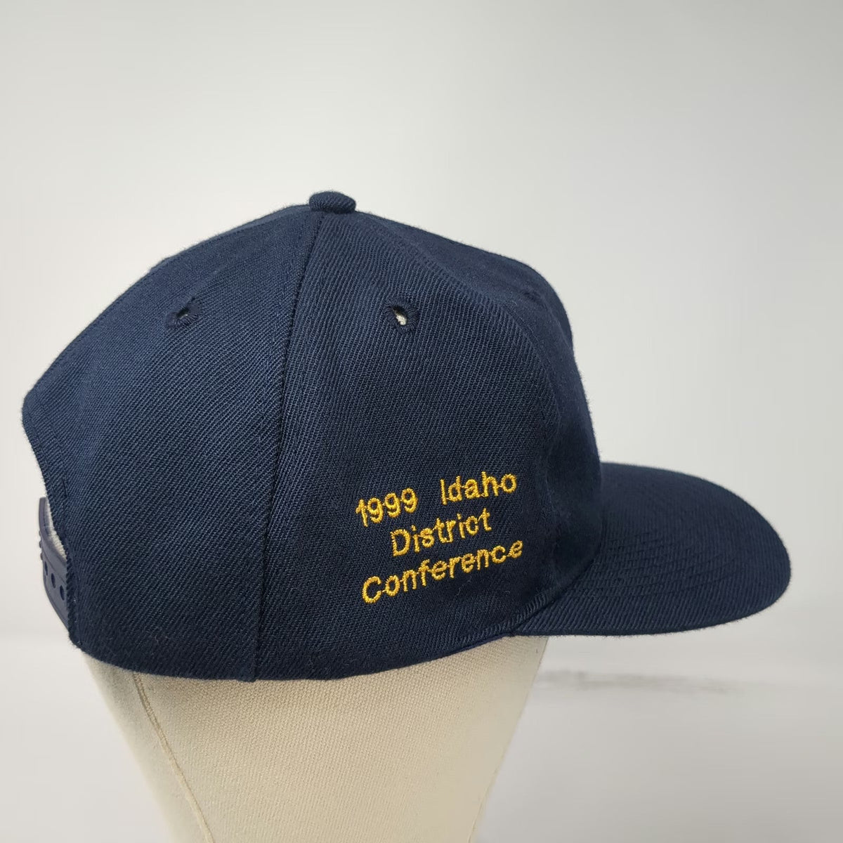 Otto Snapback Blue 1999 Idaho District Conference Rotary Hat Sun Valley Vintage