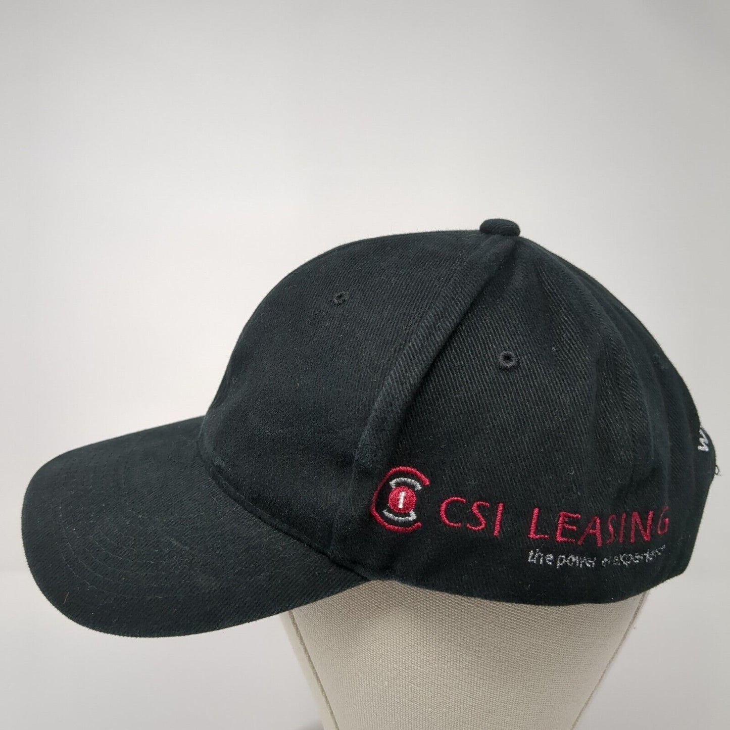 CSI Leasing The Power Experience Slideback Hat Black OS Adjustable Beechfield