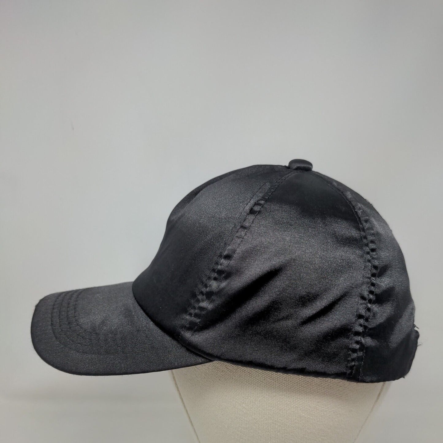 Rampage Slideback Hat Black One Size Adjustable Solid Blank