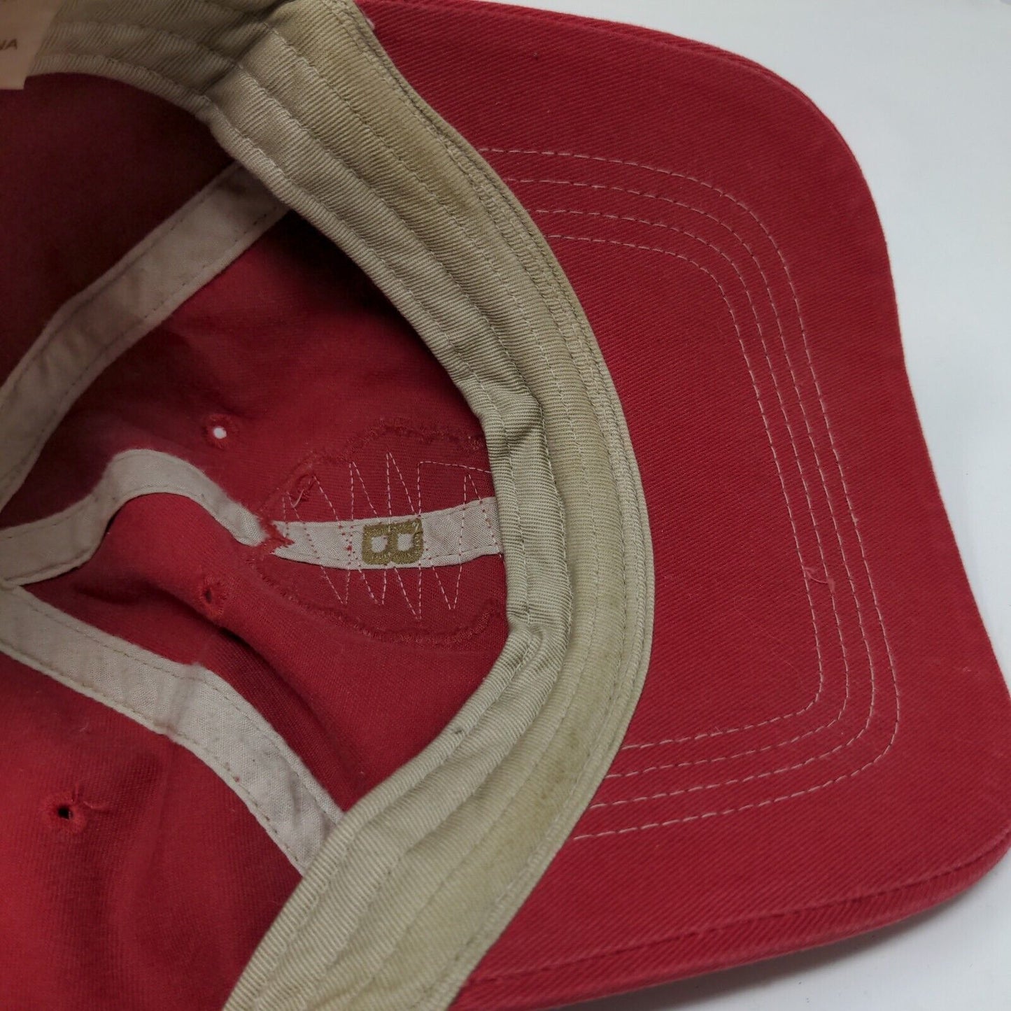 Jim Beam Racing Men's Slideback Hat Red Size OSFA Embroidered Big Logo