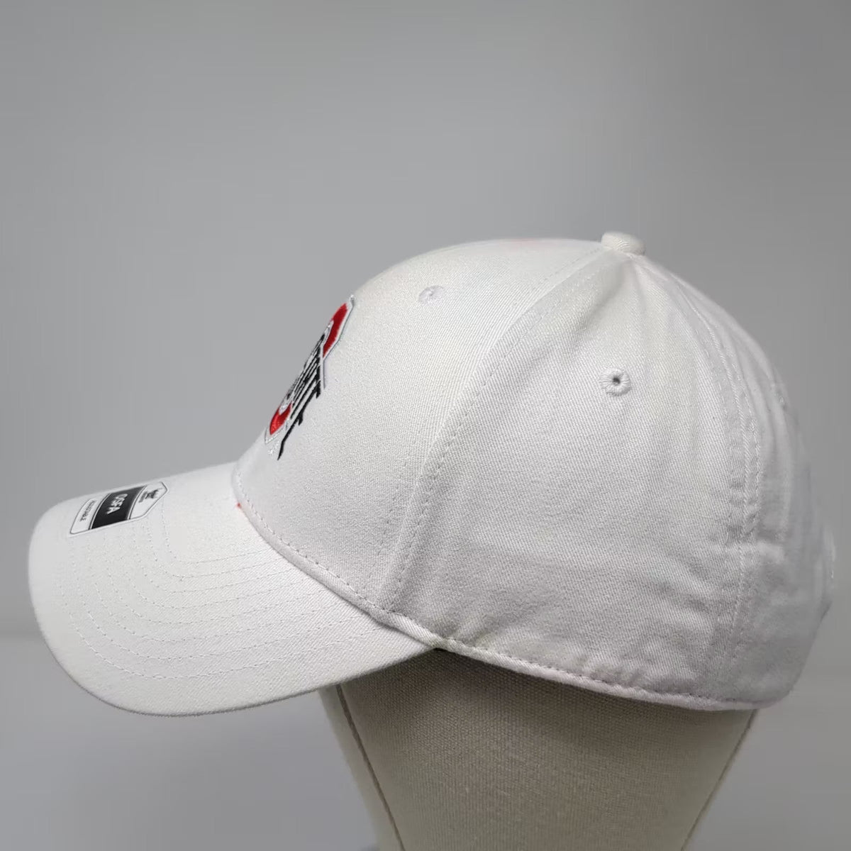 Ohio State Buckeyes NCAA Fan Favorite White One Size Baseball Cap Strapback