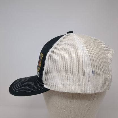 Notus FFA Est. 1954 Snapback Trucker Hat Black OS Adjustable Mesh Port Authority
