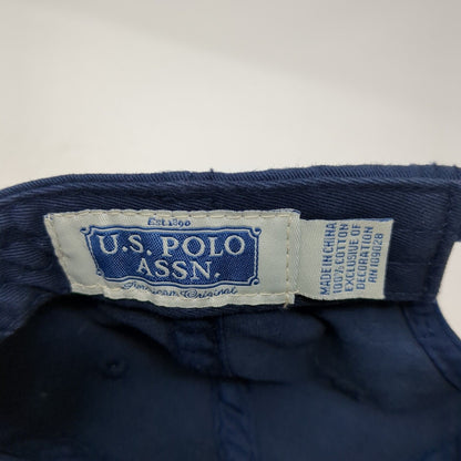 US Polo Assn Since 1890 Baseball Cap Blue OS Adjustable Embroidered 6 Panel