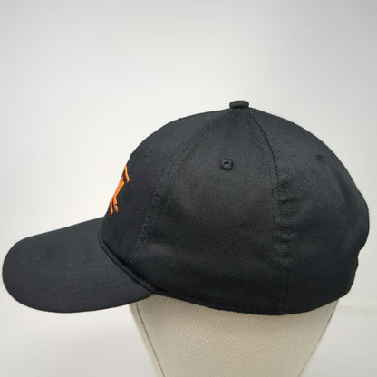 Stihl Snapback Black Orange One Size 6 Panel Embroidered Team Logo Hat Workwear