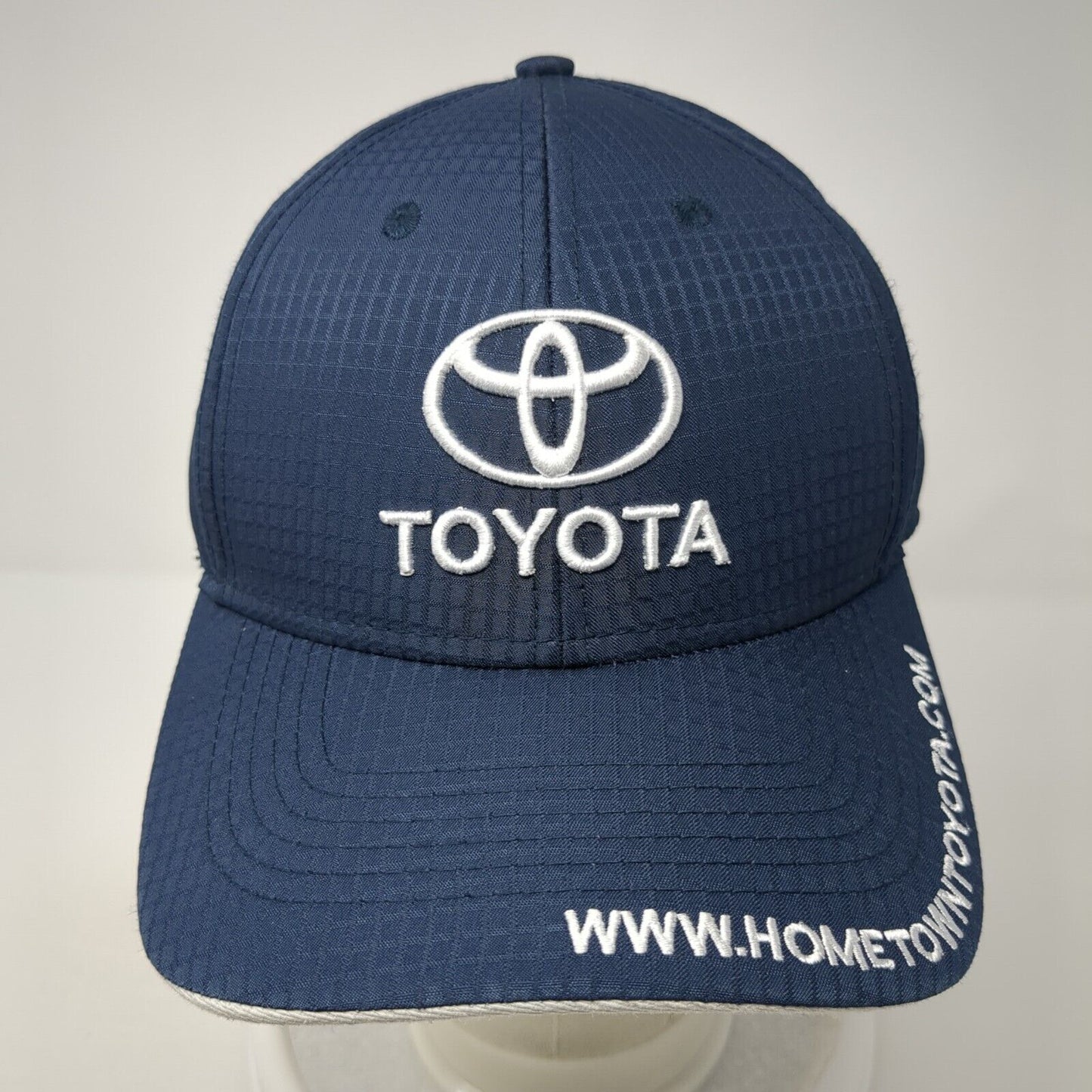 Toyota Hometown Strapback Hat Blue One Size Adjustable Embroidered Atlanta Cap
