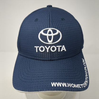 Toyota Hometown Strapback Hat Blue One Size Adjustable Embroidered Atlanta Cap