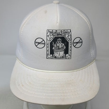 Nissin Trucker White One Size Mother Lode Productions Miner Graphic Rope Hat