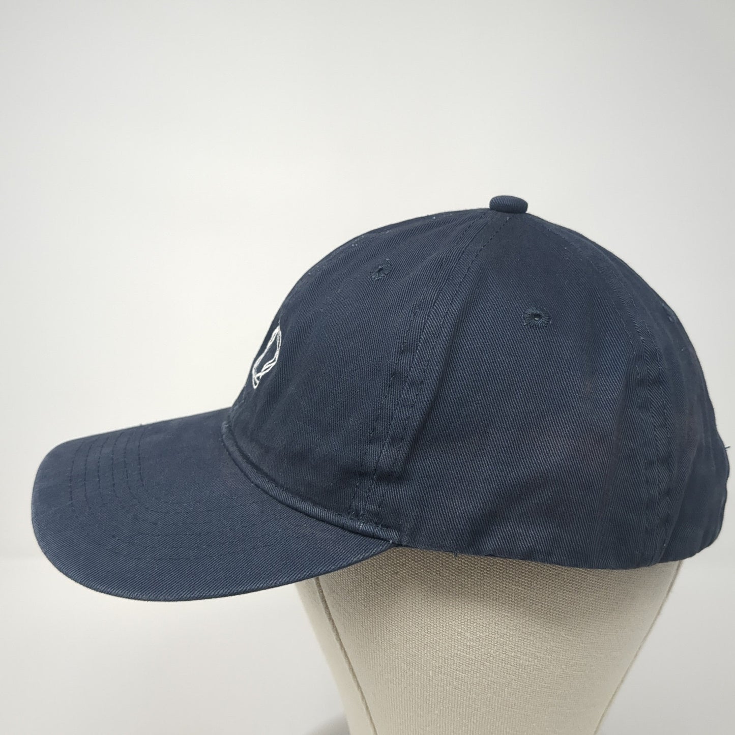 Port & Company Slideback Baseball Cap Blue One Size Adjustable Embroidered