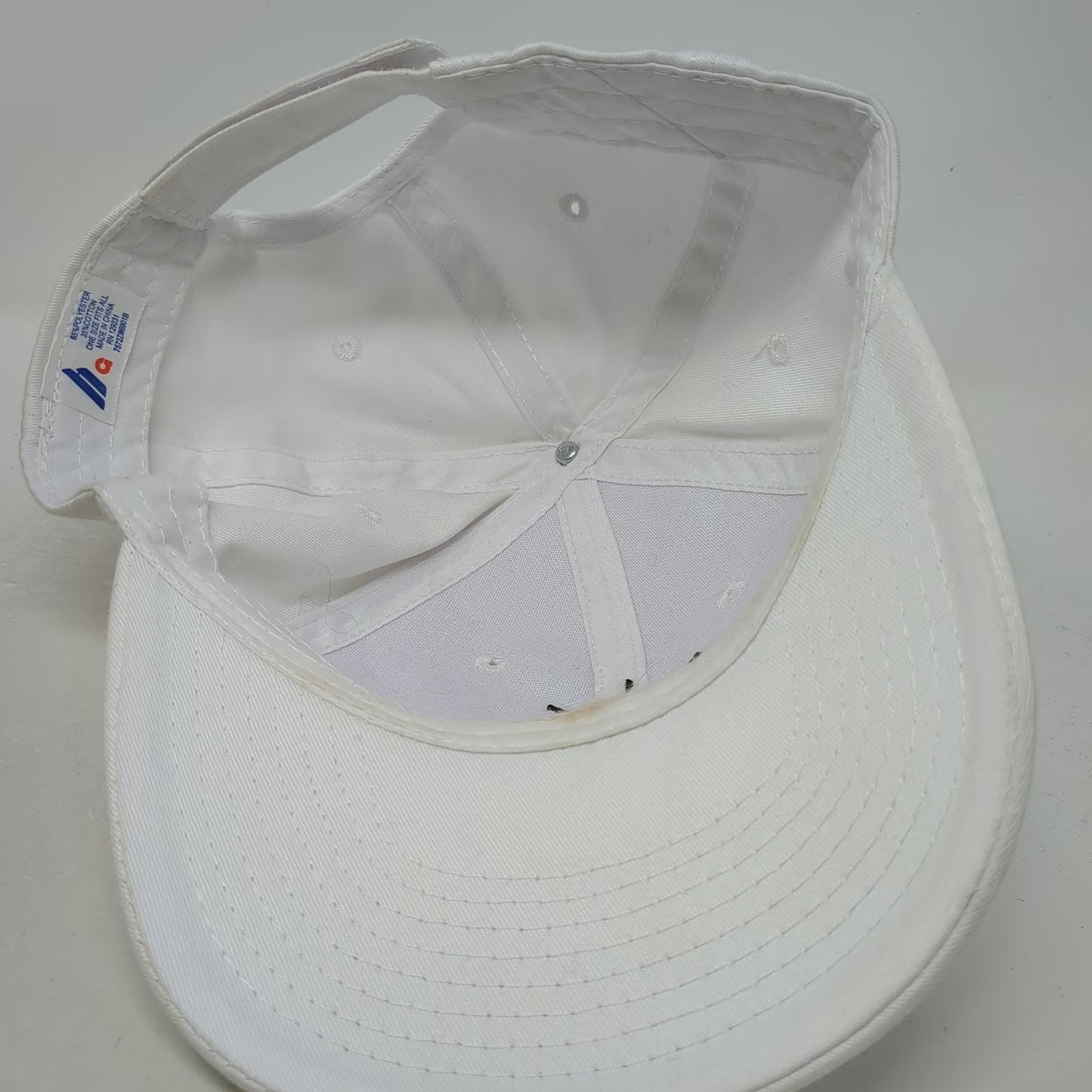 White One Size Baseball Cap Hat The Brunch Series Light Bulb Logo Strapback
