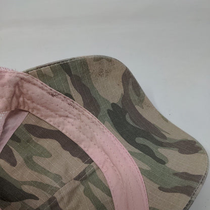 John Deere Snapback Mesh Back Trucker Hat Camouflage OSFM Tractor Girl