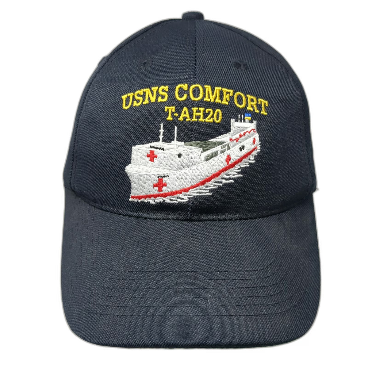 Merit Marketing Snapback Blue One Size USNS Comfort T-AH20 Hospital Ship Hat USA