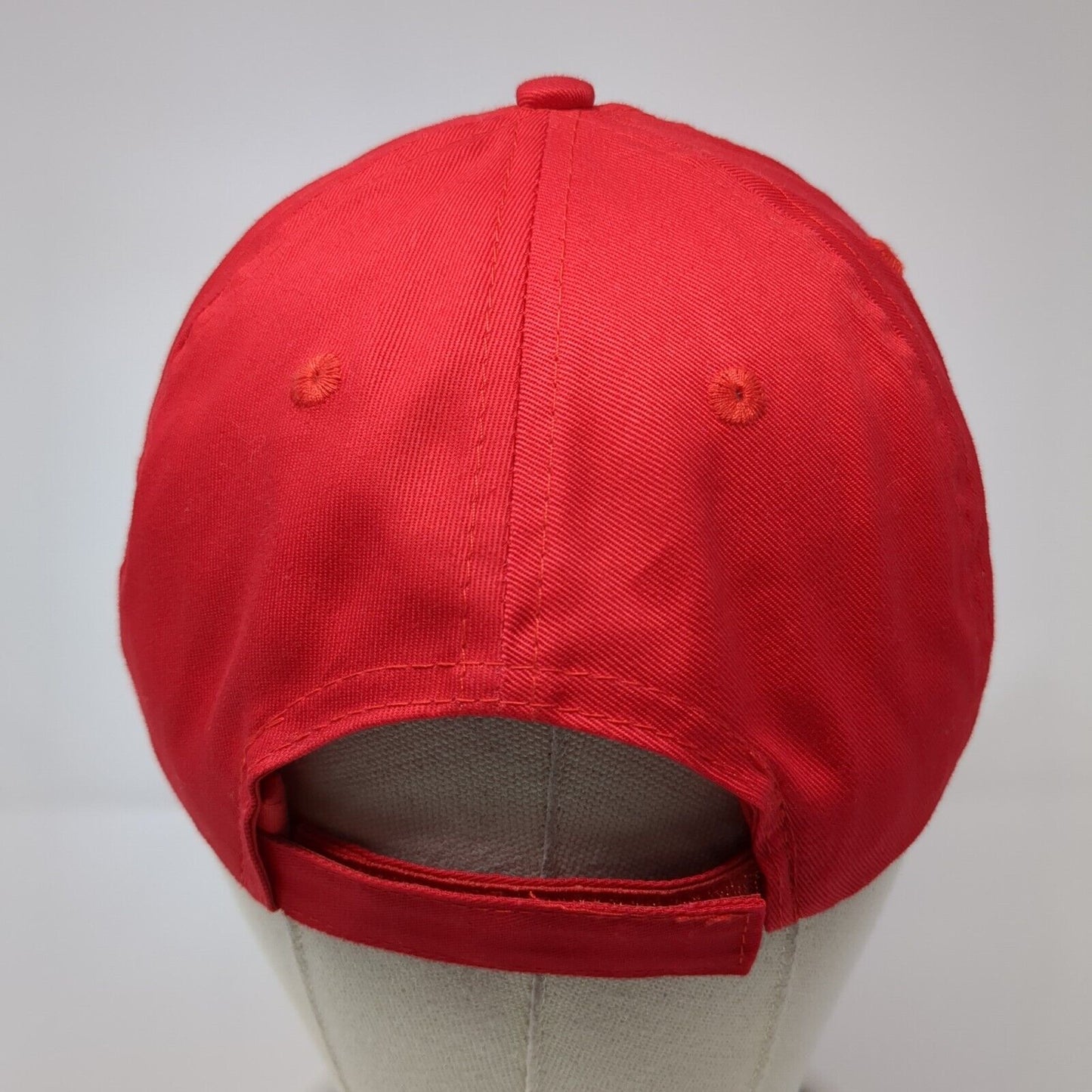 AARP Idaho Strapback Hat Red One Size Adjustable Embroidered Port & Company