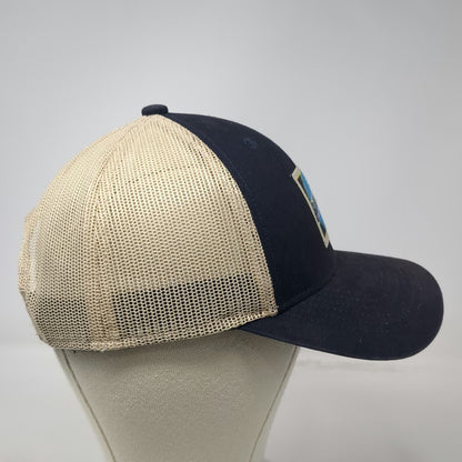 Blue Moon Beer Patch Blue Trucker Hat One Size Mesh Back Snapback Brewery Logo