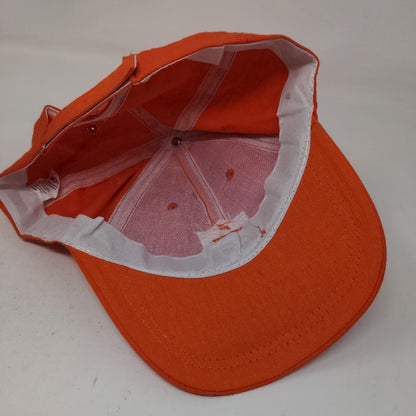 Oriental Trading Men's Strapback Hat Orange Embroidered NFL Logo Adjustable