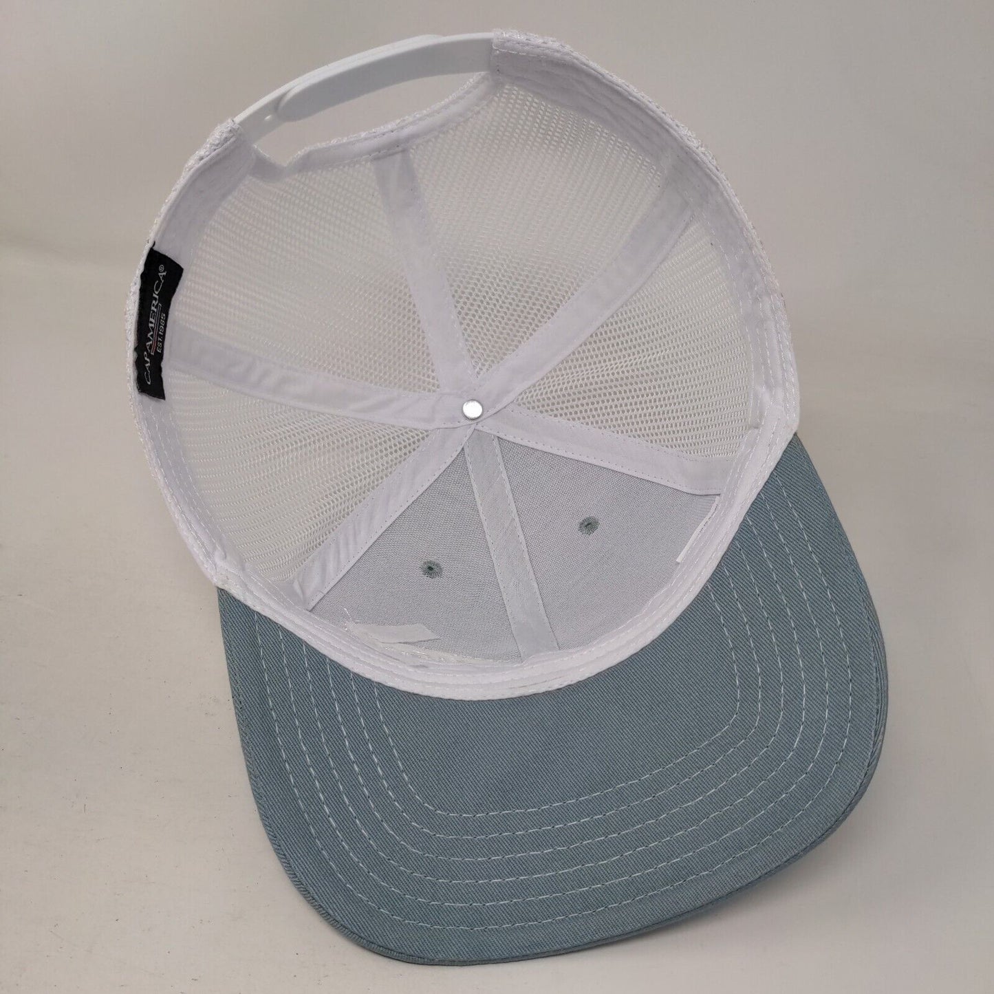 Southern Tire Mart Snapback Trucker Hat Blue One Size Mesh Back Cap America