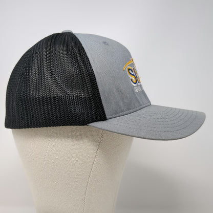 Port Authority Baseball Cap Gray XL Starr General Contracting Mesh Flexfit Hat